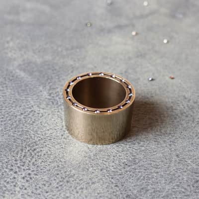 Gen Sax "REBEL" Alto Saxophone Clarinet Ligature Sound Booster | Heavy Mass Ring Ligature Bronze image 2
