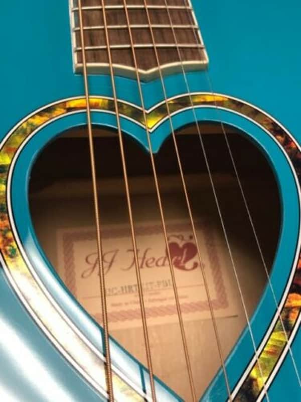 Jay Turser - JJ Heart Acoustic Guitar w/ Case! Plays Sweet! | Reverb