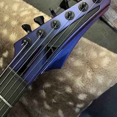 Aristides NAMM Exclusive 060 Evertune 2024 - Worn Purple/Red Chameleon Gloss image 15