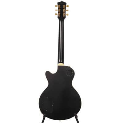 Eastman 2022 SB57/N-BK Electric Guitar with Case - Black with Gold Hardware image 3