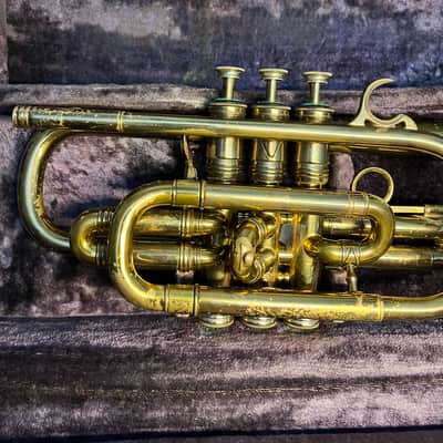 Henry Selmer Paris Depose Cornet Long 1935 Serial # 1431 J Giles Collection image 12