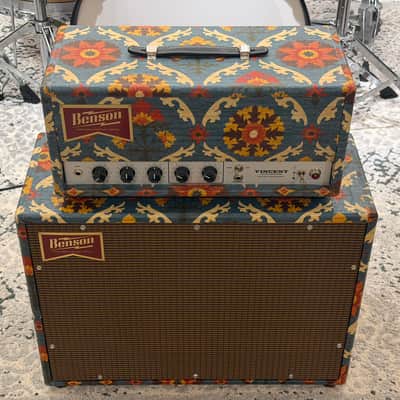 Benson Amps Vincent Channel Switching Guitar Amplifier Head + 1x12 Speaker Cabinet - Aunt Gertie image 2