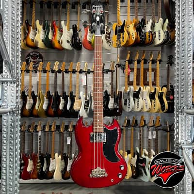 Epiphone   Eb 0 Sg Bass Cherry Repaired Hea DS Tock image 2
