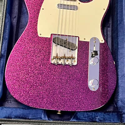 Fender Custom Shop Limited-edition '60 Telecaster Journeyman Relic Electric Guitar - Purple Sparkle image 3