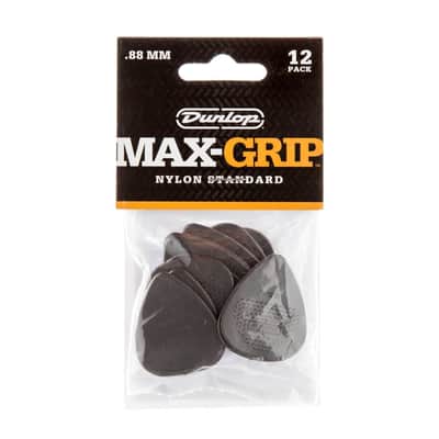 Dunlop 449P.88 Nylon Max-Grip .88 mm Standard Guitar Picks, 12 Pack image 3