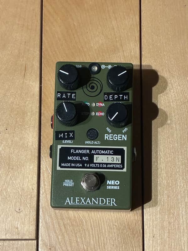 Alexander Pedals F-13 Neo Flanger 2015 - Present - Army Green image 1
