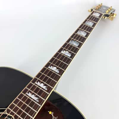 2024 Gibson Custom Shop Elvis Presley SJ-200 - Ebony image 10