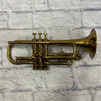 JW York and Sons Vintage Al-Tru Cornet with Case and Mouthpieces image 1