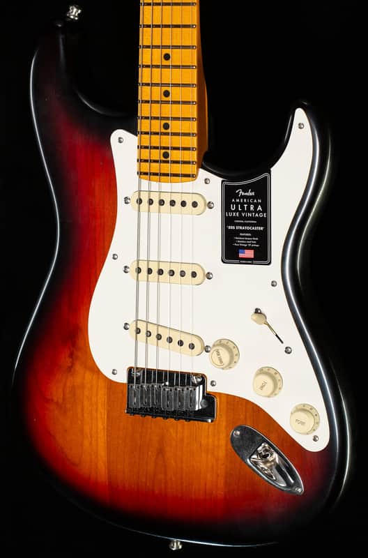 Fender American Ultra Luxe Vintage '50s Stratocaster Maple Fingerboard 3-Color Sunburst (255) image 1