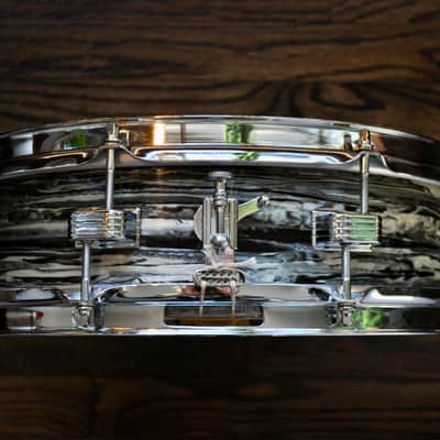 Ludwig Oyster Black Pearl Downbeat 4x14" Snare : 1964 #78989 image 7