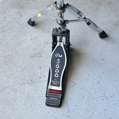 DW DWCP5500TD 5000 Series Delta II Heavy Duty Double-Braced Rotating 2-Leg Hi-Hat Stand 2020s - Chrome image 2