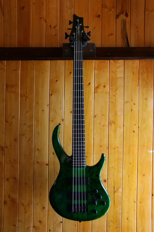 Inyen IBP-500 5 String Bass Guitar - Trans Green *Showroom Condition image 1