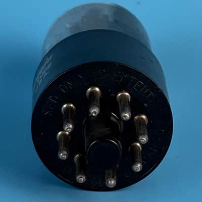 1954 General Electric 6SN7GT Vintage Grey Plated vacuum tube! Tests Good! T588 image 6