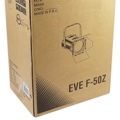 (2) Chauvet DJ EVE F-50Z LED Fresnel DMX White D-Fi Spot Lights, w/ Manual Zoom image 8