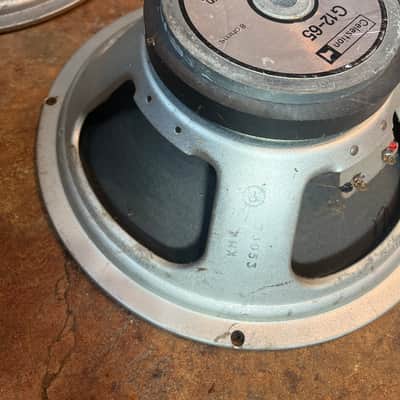 Pair, Celestion G12-65 1978 - Silver image 8