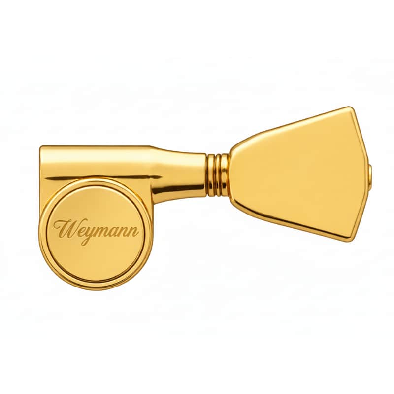Weymann American Pro Guitar 24:1 Tuners GOLD for Strat Tele ESP Ibanez 6 in-line Tuning Machines ELECTRIC GUITAR image 1