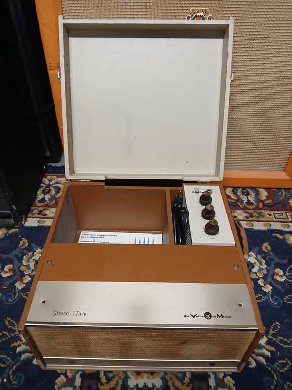 1961 Voice of Music Stereo Twin 168 Vintage 10 Watt 6V6 12AX7 Fully Serviced image 1