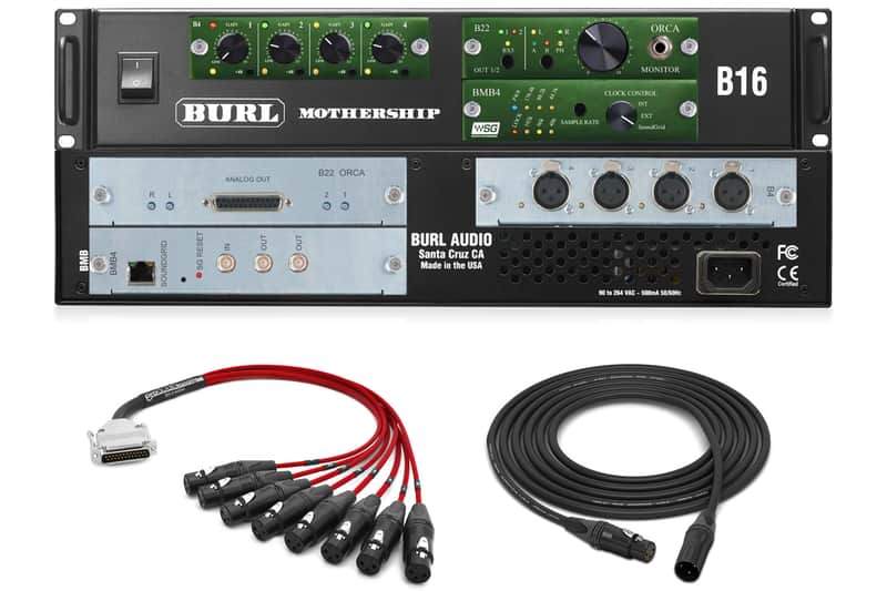 Burl Audio B16 Mothership BMB4 | 4x4 Mothership Bundle with Monitor Control | SoundGrid image 1