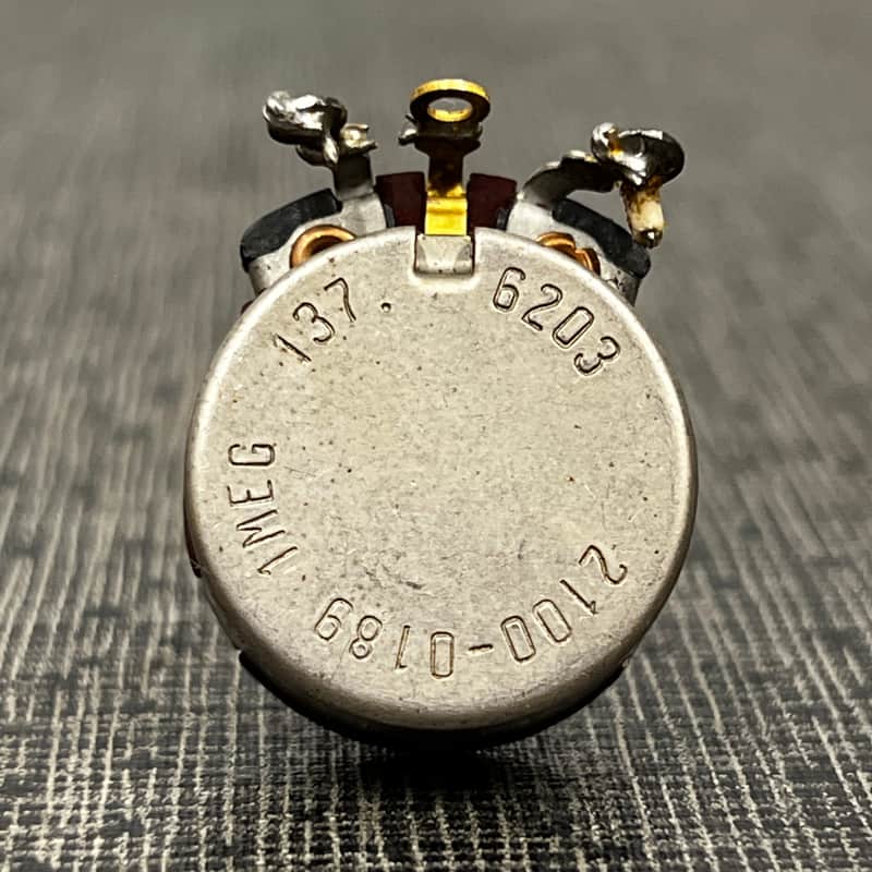 1962 1 Meg CTS Potentiometer solid shaft pot image 1