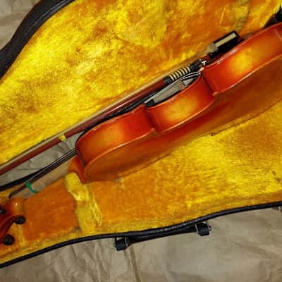 Suzuki model RR101 size 1/4 violin, Japan 1977, with case & bow, Very Good Cond image 9