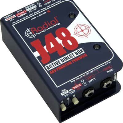 Radial J48 Active 48V Phantom Power Active Direct Box image 4