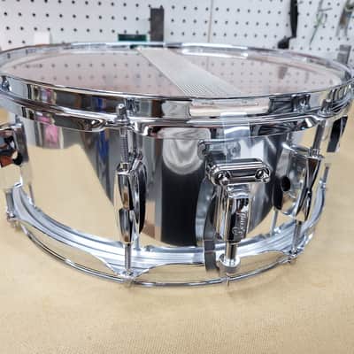 Pearl EXX1455S/C49 Export EXX 14x5.5" Snare Drum 2013 - 2020 - Mirror Chrome image 9