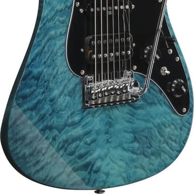 Ibanez AZ447P1QM-COB Premium AZ Electric Guitar 7-String - Cosmic Blue + Gig Bag image 6