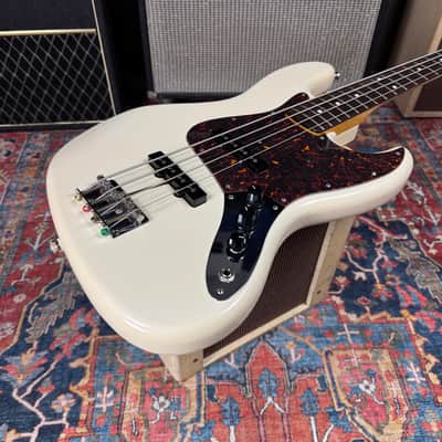 Fender '62 Reissue Jazz Bass JB-62 Vintage Series Olympic White - 2005 CIJ image 12