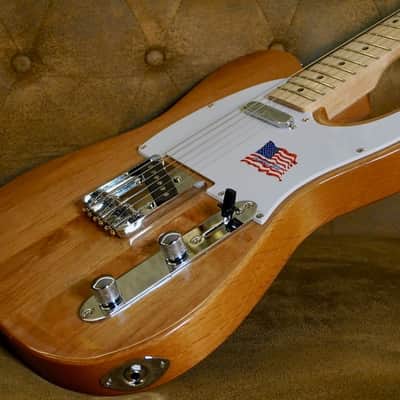 SX Guitars  STL/ALDER/NA American Alder  Tele Natural image 7