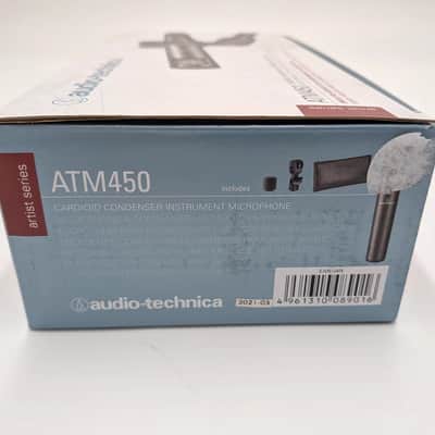 NEW Audio-Technica ATM450 Cardioid Condenser Microphone - Side Address - Black image 2