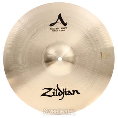 Zildjian 15 inch A Zildjian New Beat Hi-hat Cymbals (A0136d1) image 1