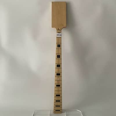 Paddle Headstock 4 String Bass Unfinished Maple Neck image 6