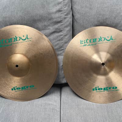 Istanbul Mehmet El Negro 13” Hi-Hat – Horacio Hernandez Signature – Handmade Turkish Cymbals 2010-2018 (?) image 2