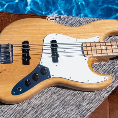 2023 Fender Heritage '70s Jazz Bass - Natural - Made in Japan - Premium Ash Body - Pro Set Up w Perfect Frets/Action/Intonation! image 5