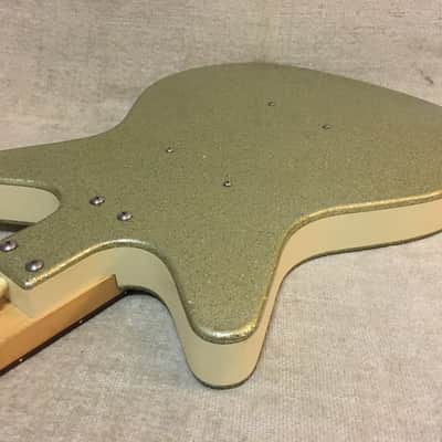 Danelectro Left Hand Lefty DC-2 Bass 1999 Korea Silver Sparkle image 22
