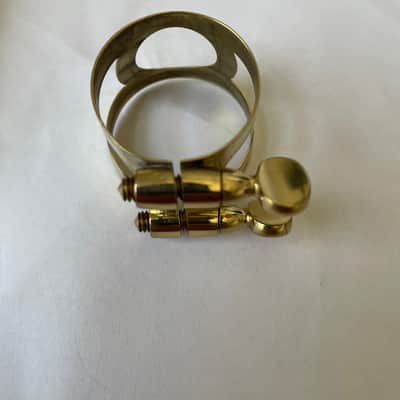 Vintage Selmer Paris Alto Saxophone Ligature and Cap Set - Listing #2 image 3