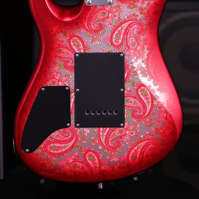 Dhatarattha DST HH Red Paisley – Roasted Maple Neck, Stainless Steel Frets image 11