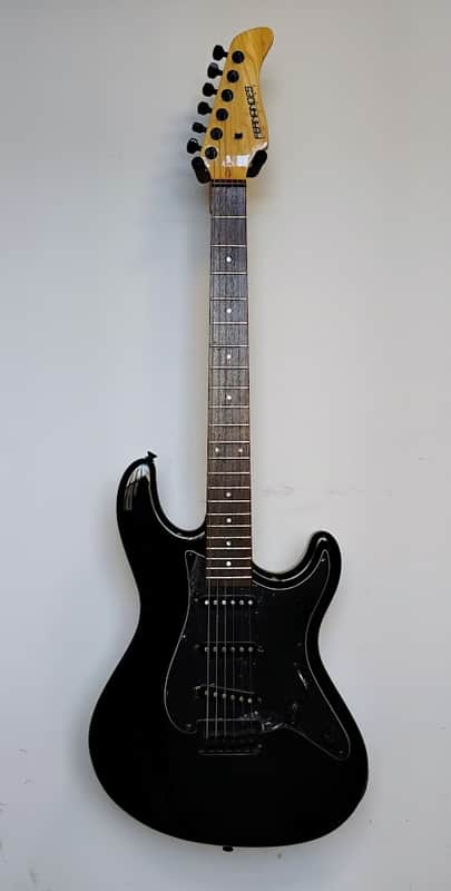 2004 Fernandes Retro Rocket X-1 LTD BLK Electric Guitar - Black