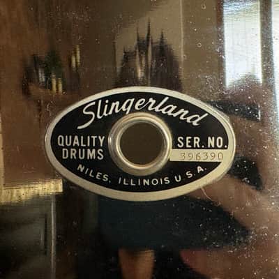 Slingerland No. 141 Festival Model 5x14" 8-Lug Chrome Over Steel Snare Drum with Rapid Strainer 1973 - 1979 - Chrome image 4