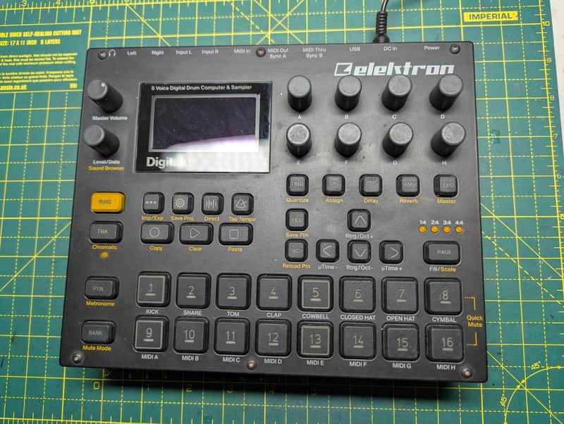 Elektron Digitakt 2017 - 2024 - Black image 1