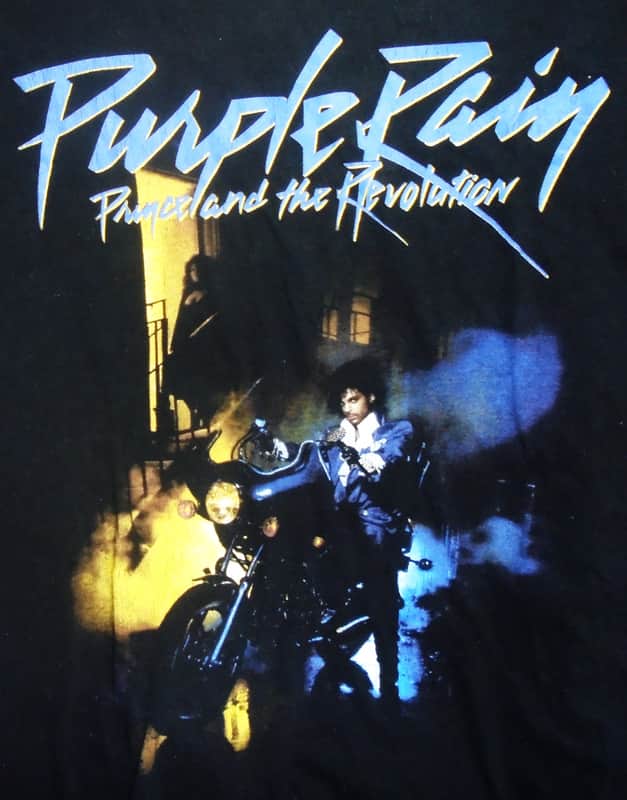 prince purple rain vintage 1990s M/L tee - fender telecaster parade controversy emancipation r&b rock image 1