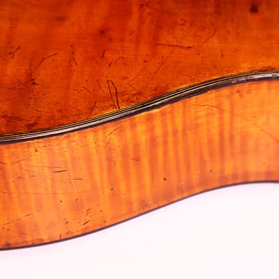 C.F. Marchal early Romantic guitar in shape of a coat of arms - outstanding sound and exceptional construction details - check video! image 16
