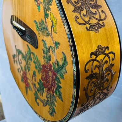 Blueberry Handmade Grand Concert Size Acoustic Guitar with Arm Rest image 5