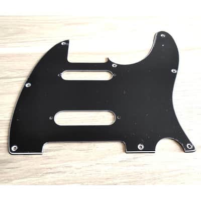 3 ply, 8 holes Black Pickguards for Telecaster® Cut for Sratocaster®, Middle Pic image 5