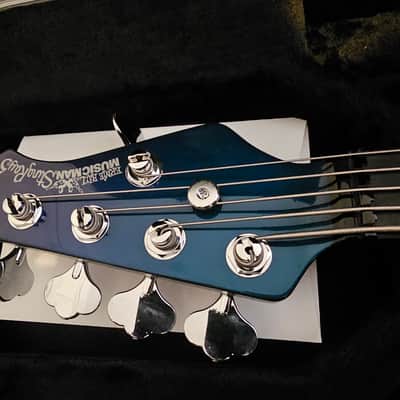 Ernie Ball Music Man BFR Stingray 5 2020 - Kinetic Blue image 4