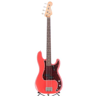 Fender Certified Pre-Owned Vintera® II Road Worn® '60s Precision Bass®, Rosewood Fingerboard, Fiesta Red (P9) (98077) image 5