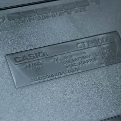 Casio CTK-1000 Electronic Piano Black image 7