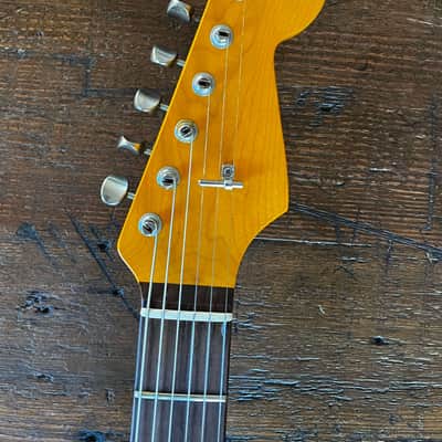 MJT VTS Stratocaster in Coral Red with CS body, Fender Vintage Noiseless Pickups and All Parts neck. Stratocaster 2018 onwards - Custom Relic image 16