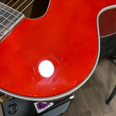 Gretsch G5022CE Rancher Jumbo Cutaway Electric 2010s - Savannah Sunset image 15