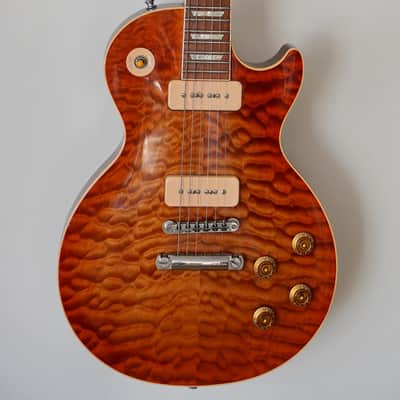Gibson Les Paul Custom Shop Class 5 P90 pickups Rare & Beautiful 3D Quilt Top 2001 - Sienna Sunburst image 3